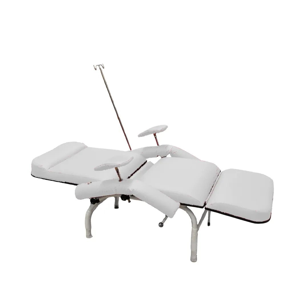 Poltrona Hospitalar Coleta Com Suporte Soro Luxo - Respira Sound