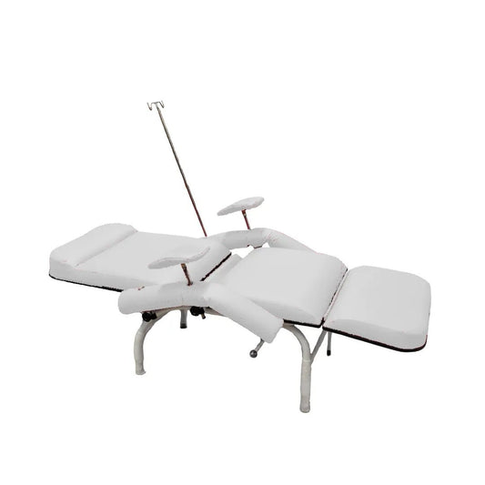 Poltrona Hospitalar Coleta Com Suporte Soro Luxo - Respira Sound